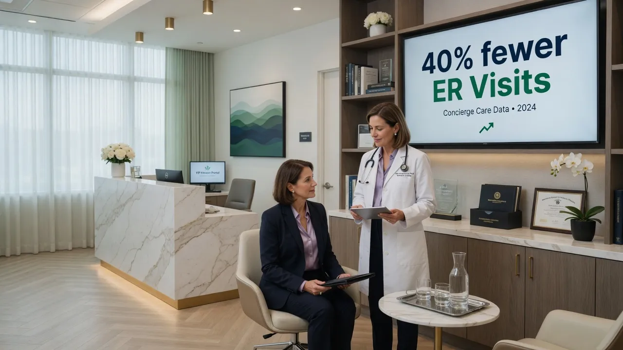 Why Concierge Medicine Patients Visit the ER 40% Less Often