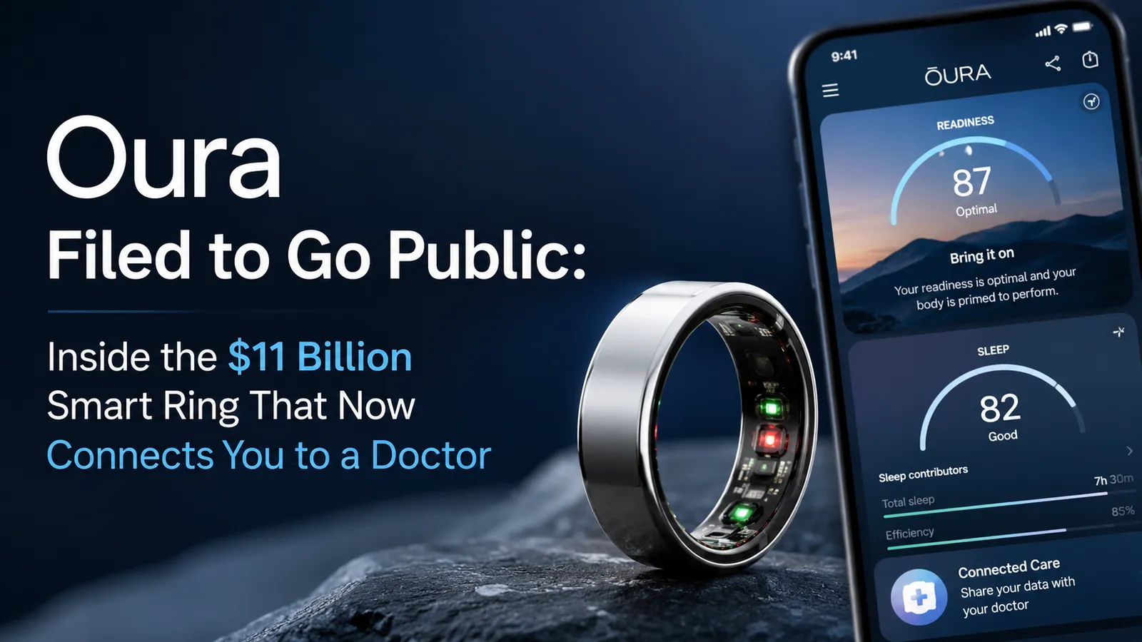 Oura Filed to Go Public: Inside the $11 Billion Smart Ring That Now Connects You to a Doctor
