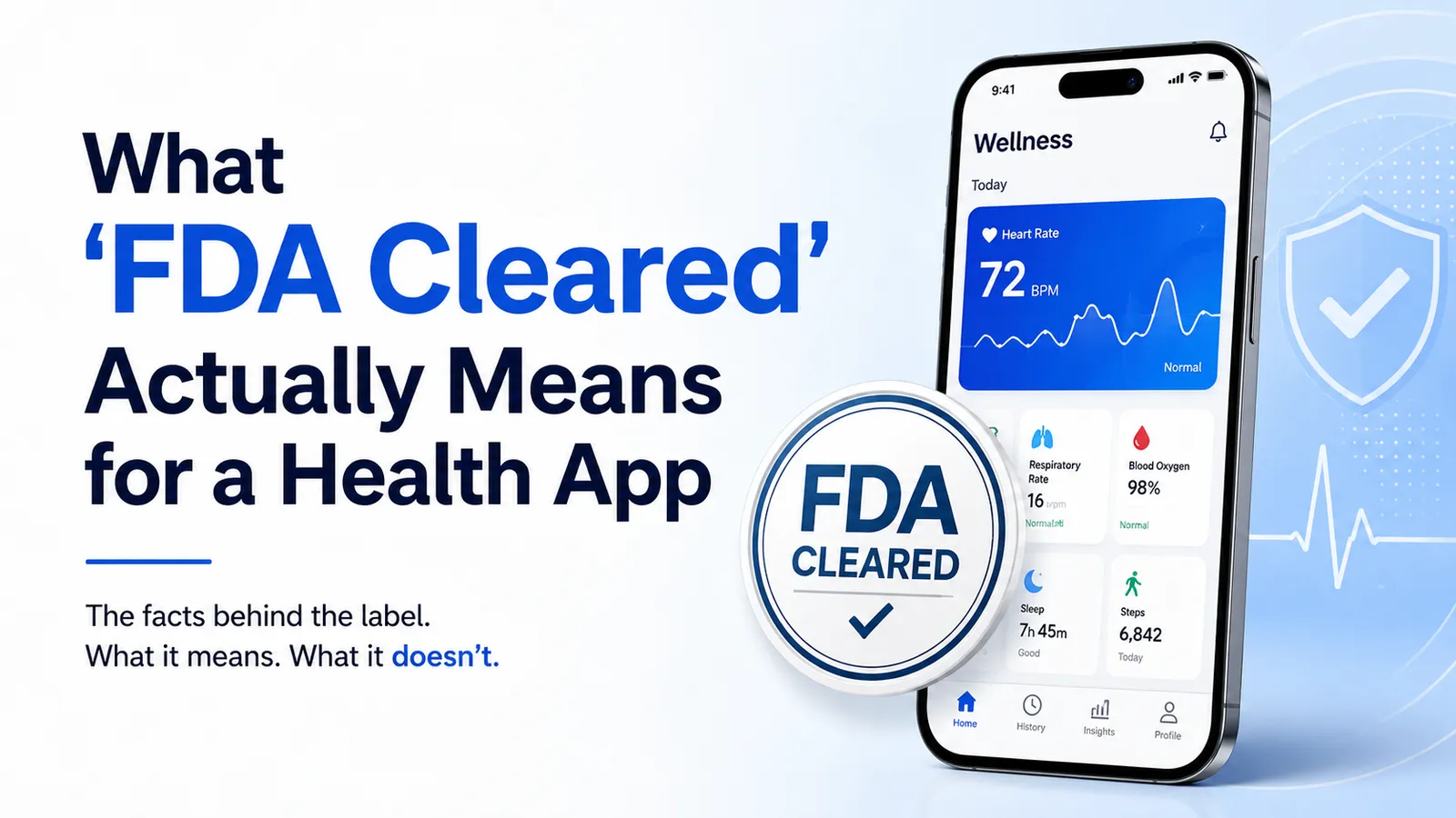 What 'FDA Cleared' Actually Means for a Health App