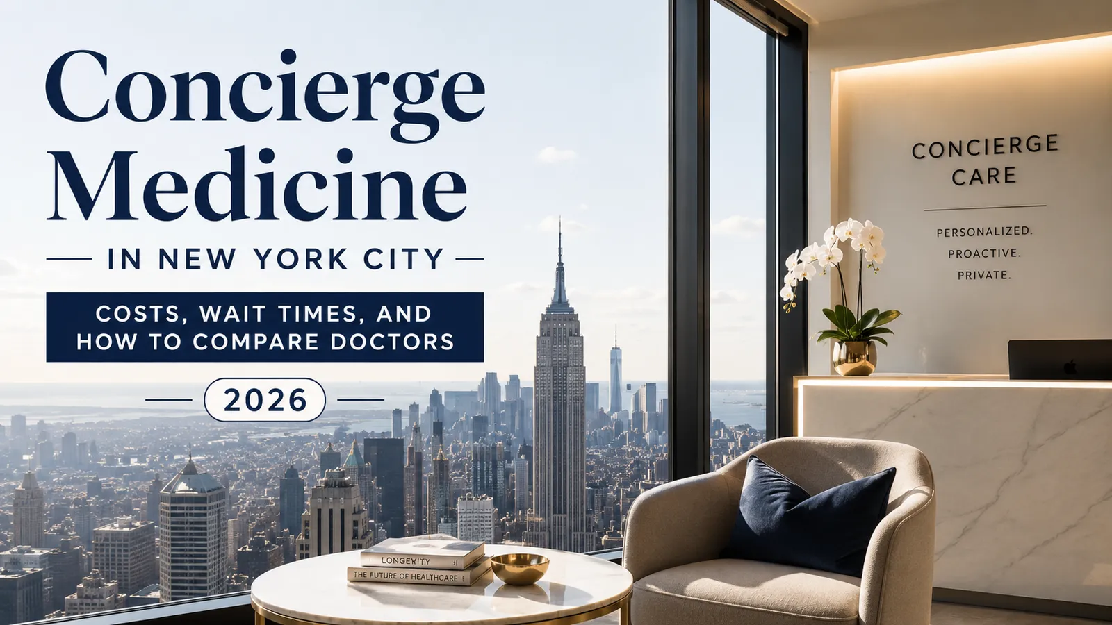 Concierge Medicine in New York City: Costs, Wait Times, and How to Compare Doctors in 2026