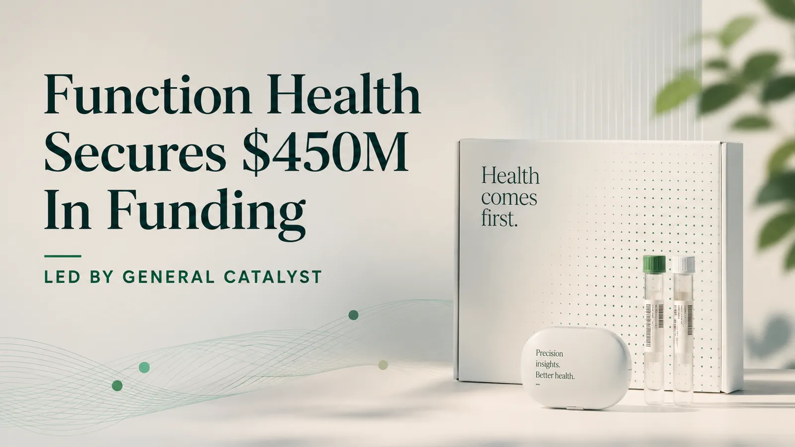 Function Health Secures $450M In Funding Led By General Catalyst