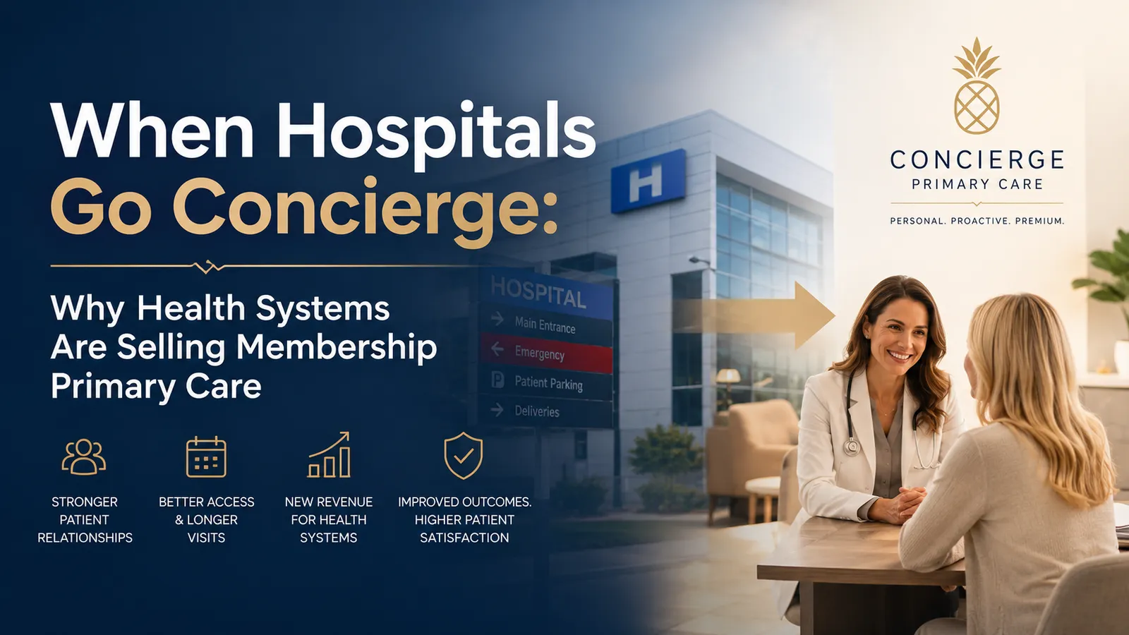 When Hospitals Go Concierge: Why Health Systems Are Selling Membership Primary Care