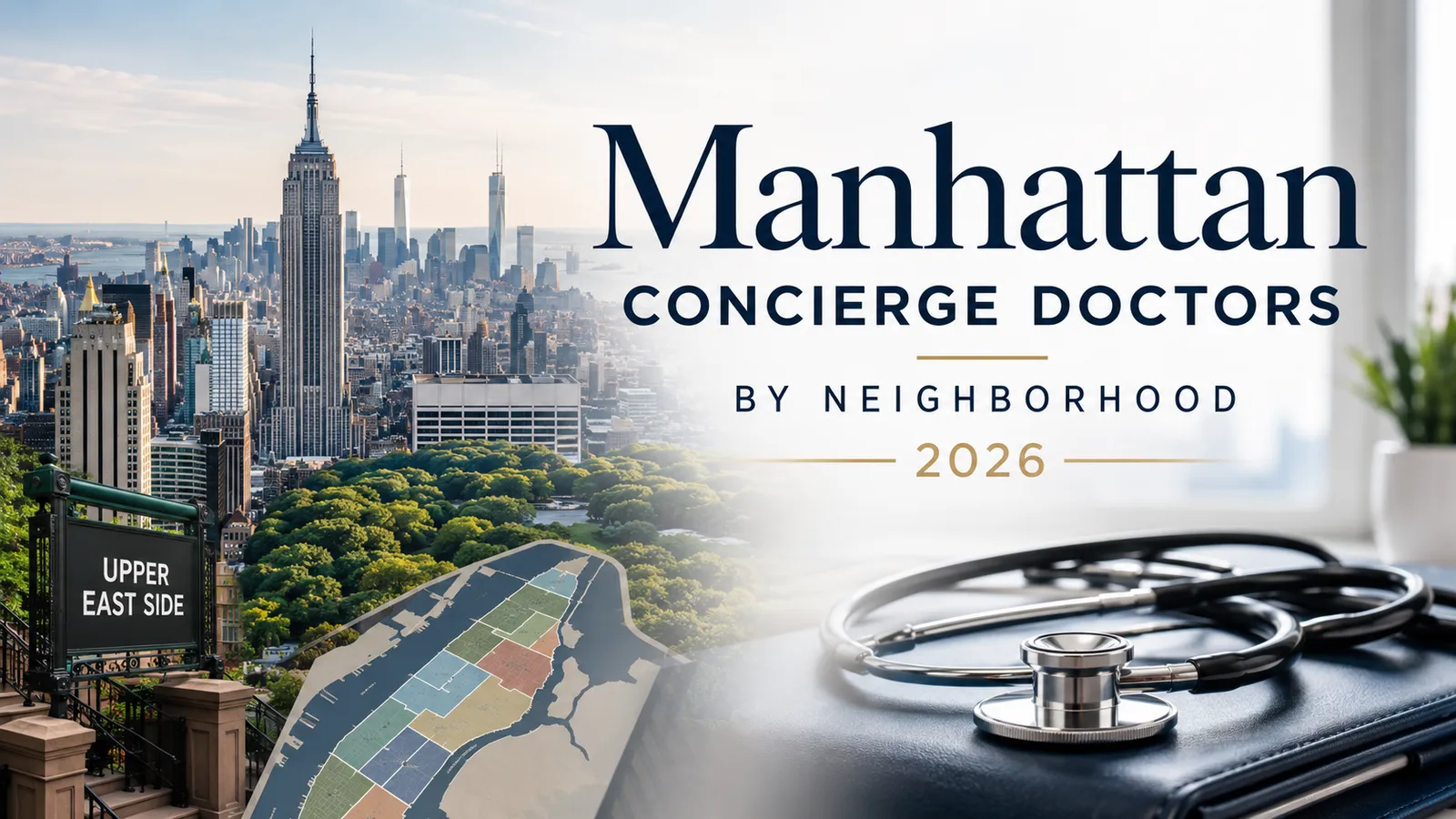 Manhattan Concierge Doctors by Neighborhood 2026: Upper East Side, Midtown, Flatiron, Tribeca, and Downtown