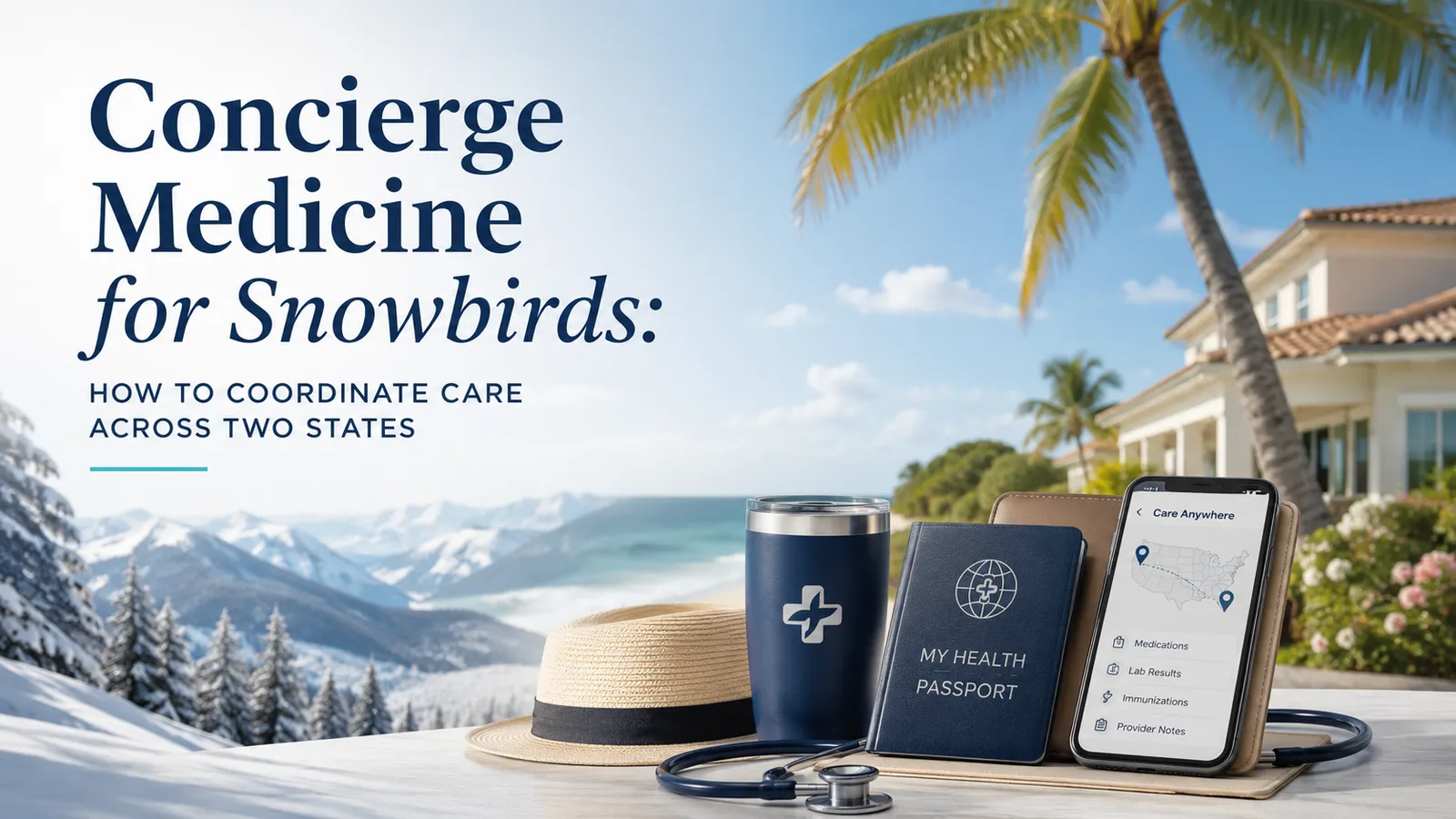 Concierge Medicine for Snowbirds: How to Coordinate Care Across Two States