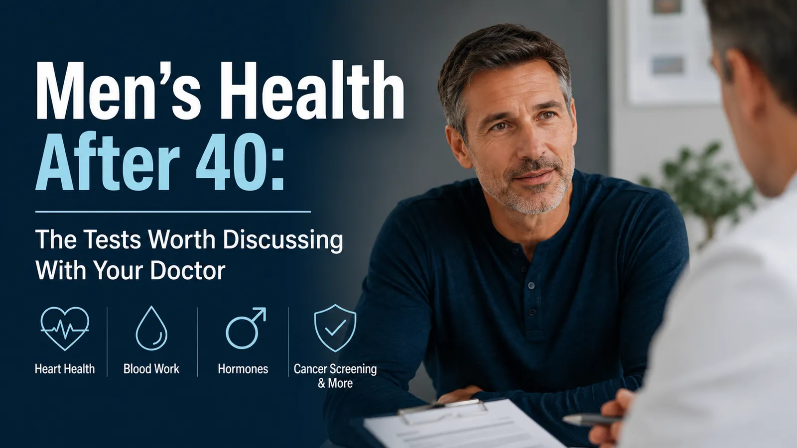 Men's Health After 40: The Tests Worth Discussing With Your Doctor