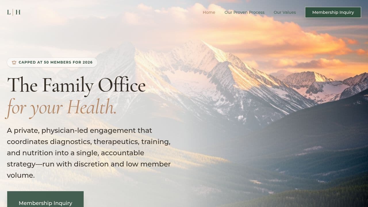 Longevity Health Clinic logo