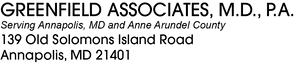 Greenfield Associates, M.D., P.A.